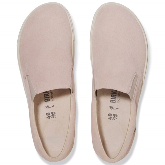 Birkenstock Oswego Suede Leather Slip-on, Light Rose